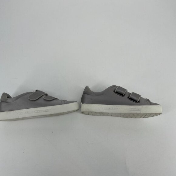 Joie Diata Satin silver platform Velcro sneakers 37.5 - Picture 8 of 16